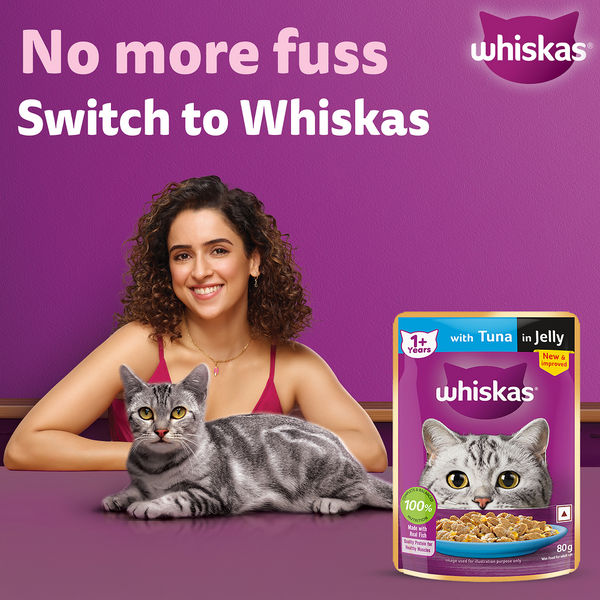 Whiskas Tuna in Jelly Meal Adult Cat Wet Food