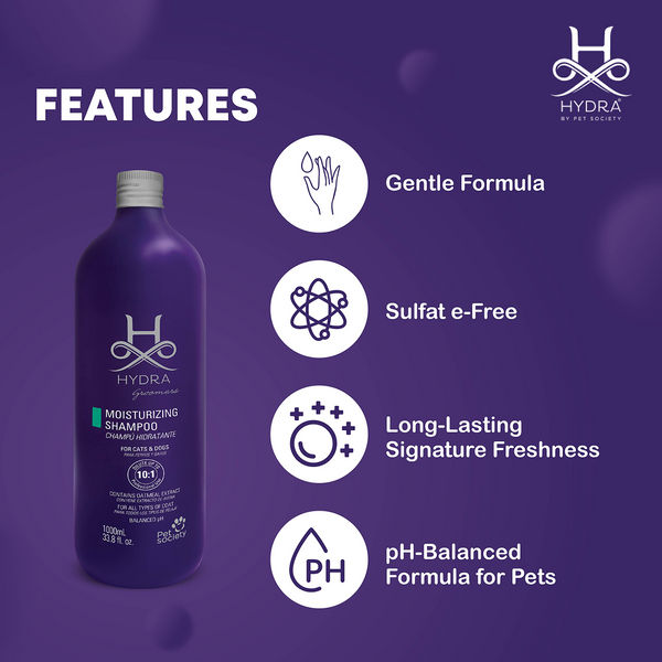 Hydra Groomers Extra Soft Facial Ultra Gentle Face & Body Shampoo for Cats & Dogs