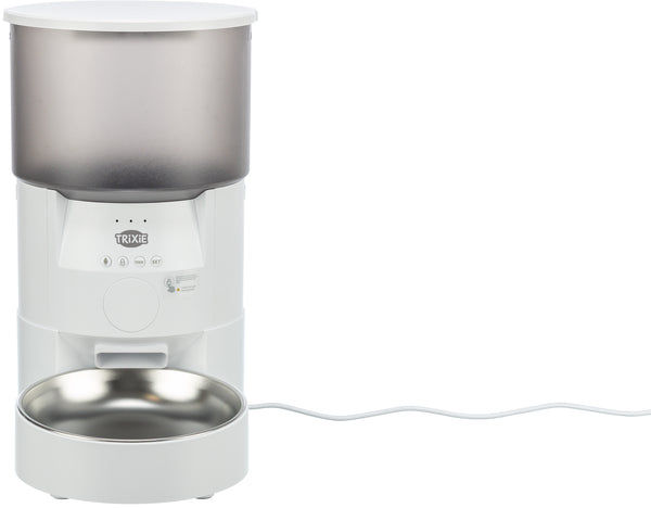 Trixie TX S Smart Automatic Food Dispenser for Dogs and Cats (White)