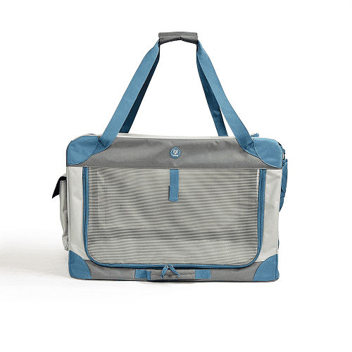 Barkbutler x Fofos Outdoor Camping Carrier for Dogs and Cats (Grey/Blue)