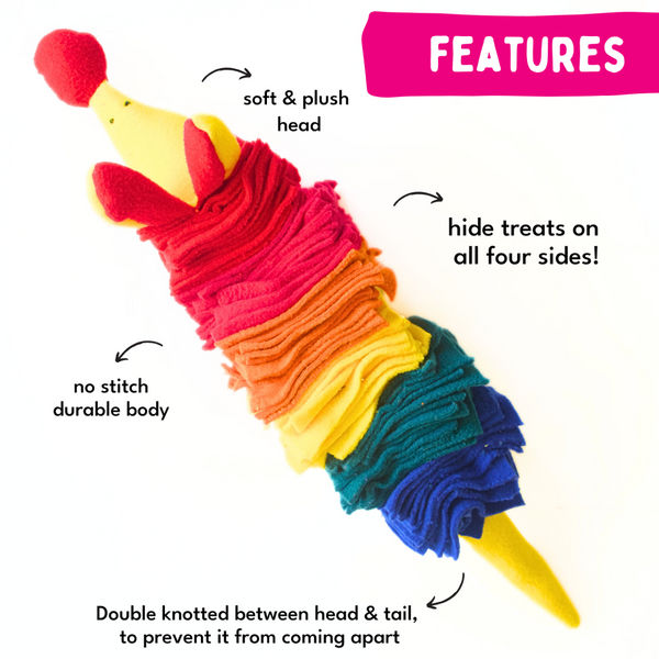For The Love Of Dog Rainboo Snuffle Toy for Dogs