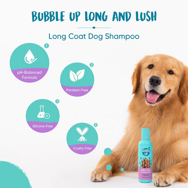 Bubble Up Pomegranate & Aloe Vera 2 In 1 Shampoo with Conditioner for Dogs