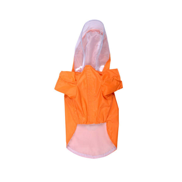 Pets Way Mistiq Orange Rainbhaw Raincoat for Dogs