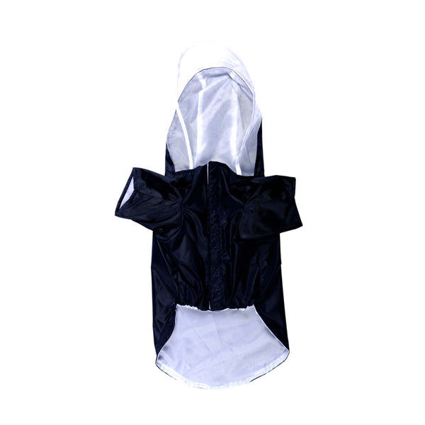 Pets Way Mistiq Coal Paw In The Rain Raincoat for Dogs