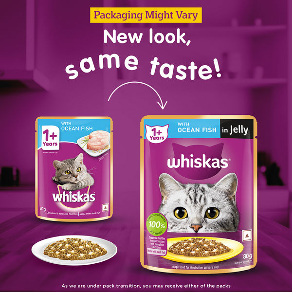 Whiskas Ocean Fish Adult Cat Wet Food
