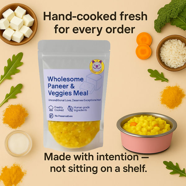 The Doggy Bakery Chicken, Mutton, Fish, Paneer and Veggies Home Meal Combo for Dogs
