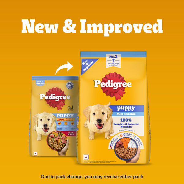 Pedigree Meat & Milk Puppy Dog Dry Food