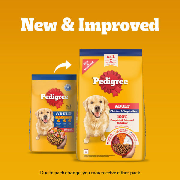 Pedigree Chicken and Vegetables Adult Dog Dry Food