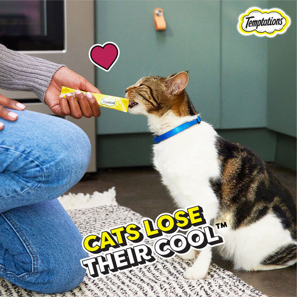 Temptations Creamy Purrrr ee Salmon & Cheese Cat Treats