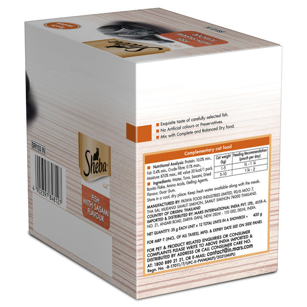 Sheba Fish with Sasami Premium Cat Wet Food