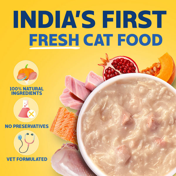 Smylo Adult Trial Box, Tuna, Chicken & Mackerel, Fresh & No-Preservative Wet Cat Food