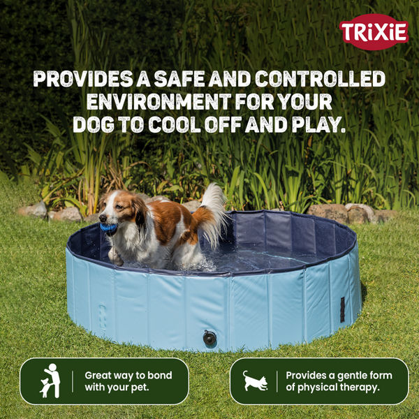 Trixie Light Swimming Pool for Dogs (Blue)