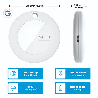 Mitag Go Anti Loss Device with Keychain for Dogs and Cats (Brown) | Android