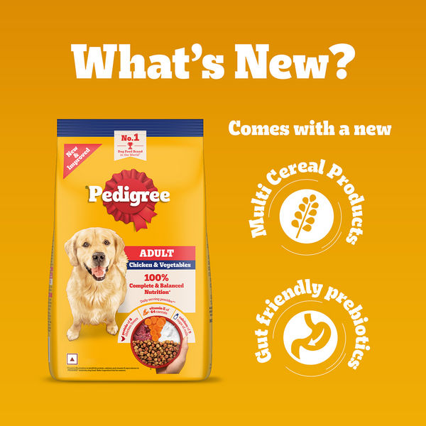 Pedigree Chicken and Vegetables Adult Dog Dry Food