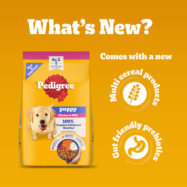 Pedigree Chicken and Milk Puppy Dog Dry Food