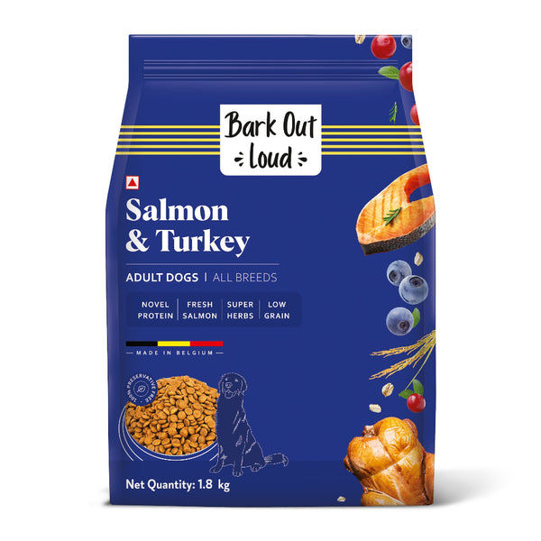 Bark Out Loud Salmon & Turkey Adult Dog Dry Food
