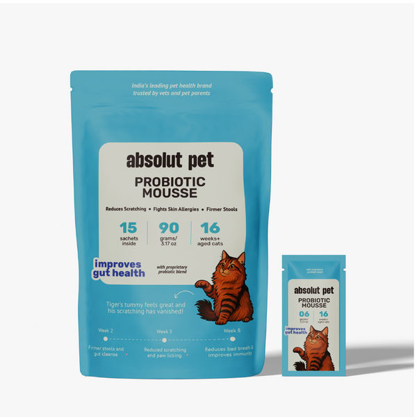Absolut Pet Probiotics Gut Health Creamy Supplements for Cats