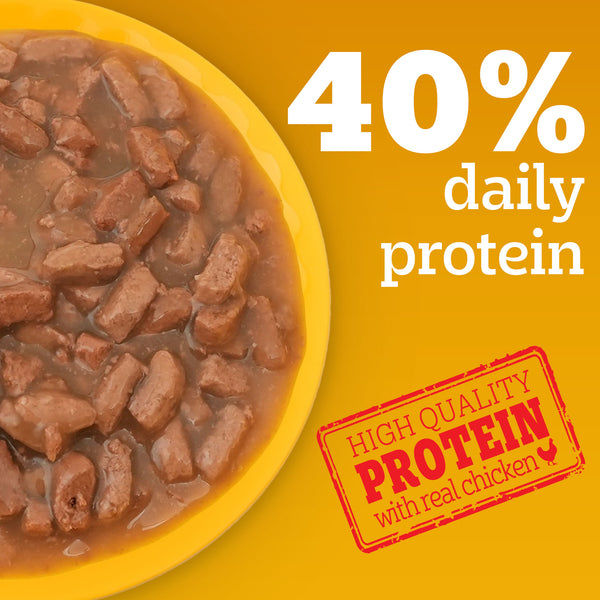 Pedigree Chicken and Liver Chunks in Gravy Adult Dog Wet Food (130g)