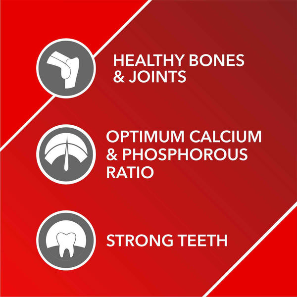 Drools Absolute Skin & Coat and  Absolute Calcium Supplement Tablets for Dogs Combo