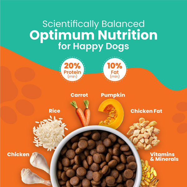 Lickicious Optima Chicken and Vegetable Adult Dog Dry Food