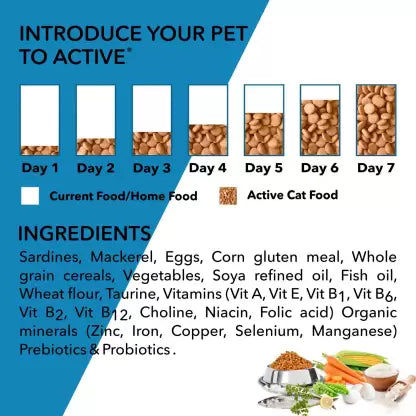 Active Ocean Fish Adult Cat Dry Food (Buy 1 Get 1)