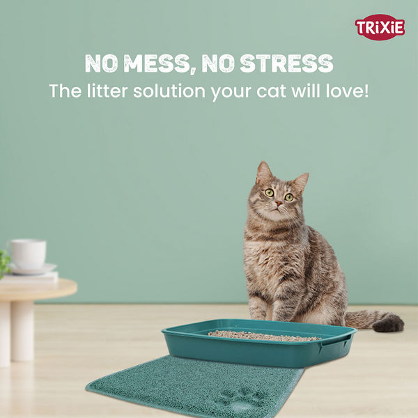 Trixie litter Tray Mat for Cats (Sage)
