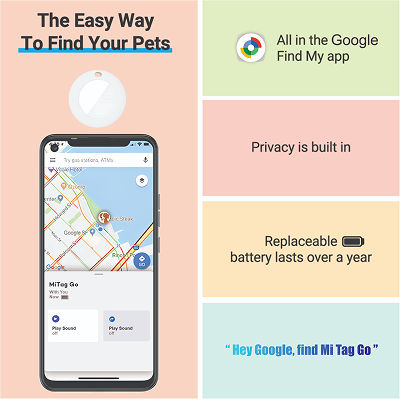 Mitag Go Anti Loss Device with Keychain for Dogs and Cats (Brown) | Android