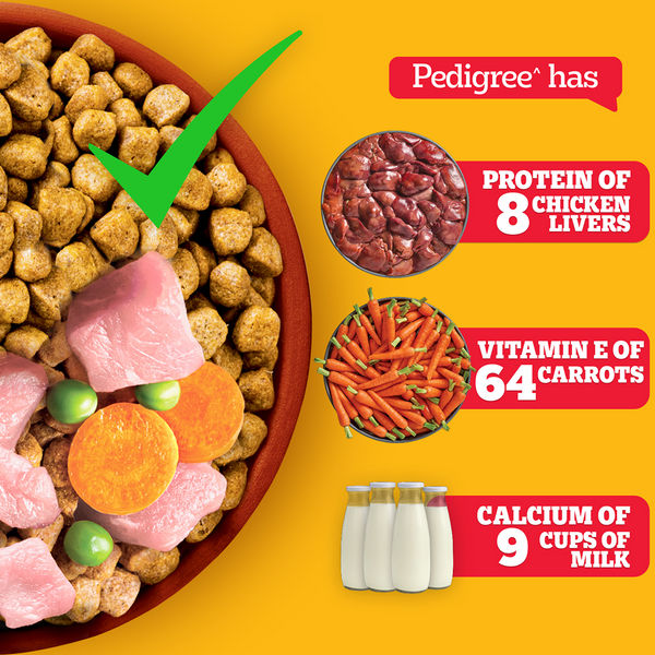 Pedigree Chicken and Vegetables Adult Dog Dry Food