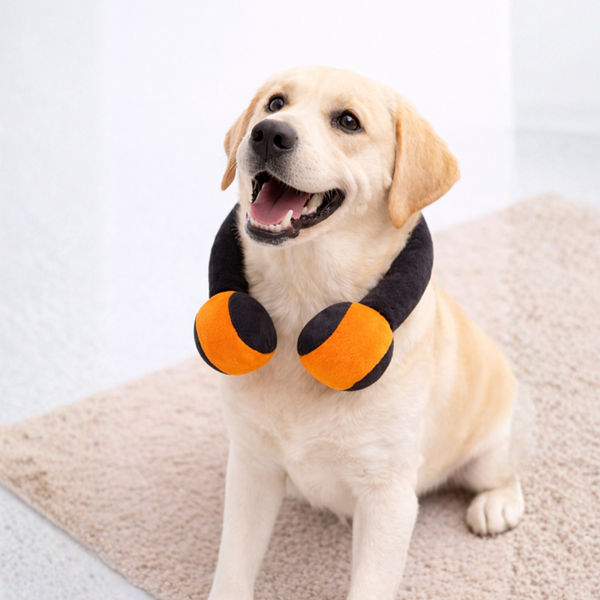 Pawgypets Headphone Plush Toy for Dogs