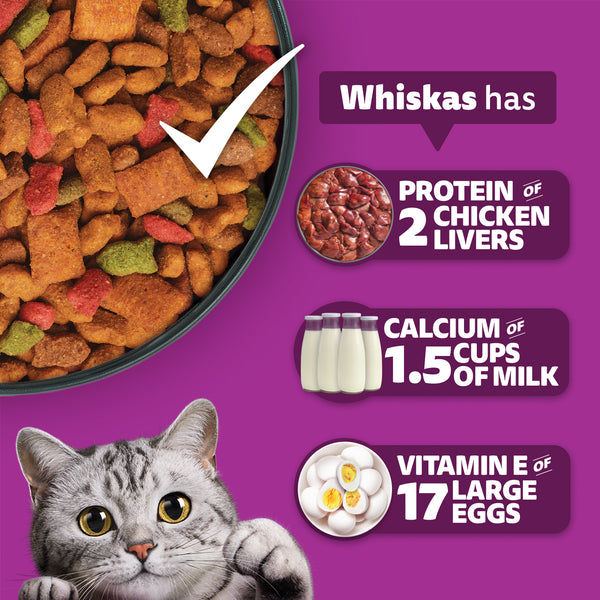 Whiskas Ocean Fish Flavour Adult Cat Dry Food