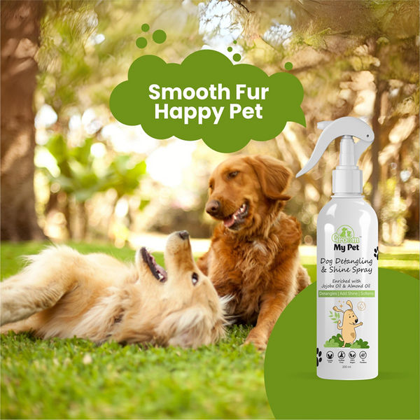 Groom My Pet Detangling and Shine Spray for Dogs