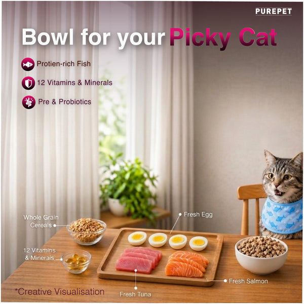 Purepet Tuna and Salmon Adult Cat Dry Food