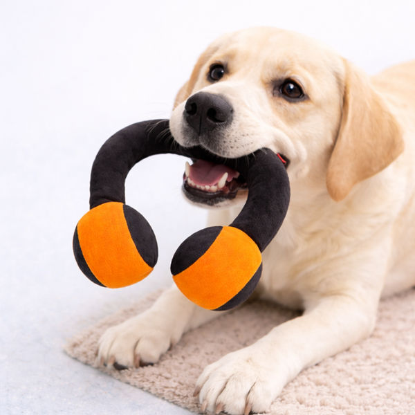 Pawgypets Headphone Plush Toy for Dogs