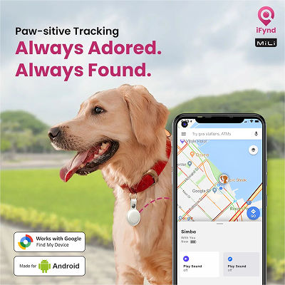 Mitag Go Anti Loss Device with Keychain for Dogs and Cats (Brown) | Android