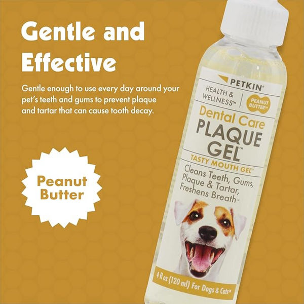 Petkin Peanut Butter Plaque Spray for Dogs and Cats