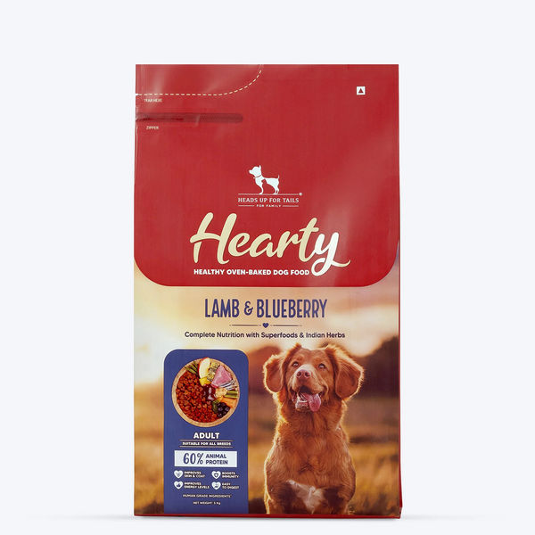 HUFT Hearty Oven Baked Lamb & Blueberry with Superfood Adult Dog Dry Food