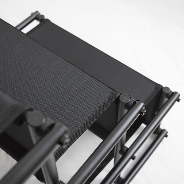 FurryLiving Foldable Pet Stair Ramp for Dogs and Cats (Black)