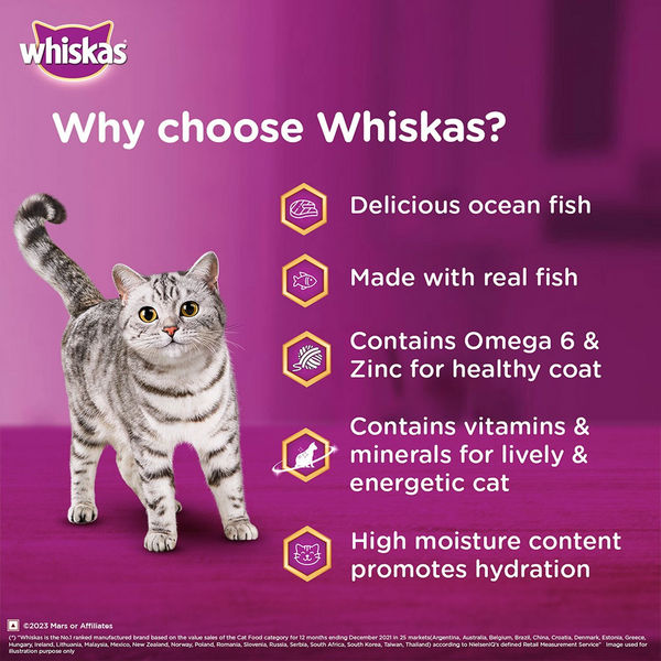 Whiskas Ocean Fish Adult Cat Wet Food