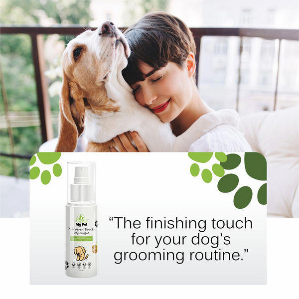 Groom My Pet Lemongrass & Pine Pampered Pooch Cologne for Dogs