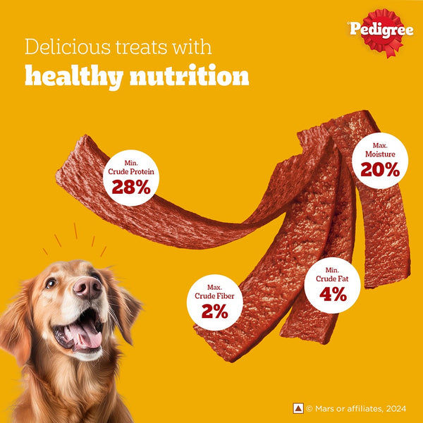 Pedigree Dentastix Oral Care for Adult (Large Breed of 25 kg+) and Grilled Liver Tasty Jerky Dog Treats Combo