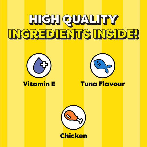 Temptations Creamy Purrrr ee Chicken & Tuna Cat Treats