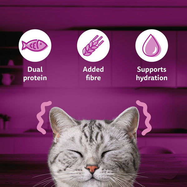 Whiskas Tuna with Kanikama And Carrot in Gravy Tasty Mix Adult Cat Wet Food