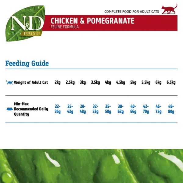 Farmina N&D Prime Chicken & Pomegranate, Lamb & Blueberry and Ocean Herring & Orange Grain Free Adult Cat Dry Food Combo