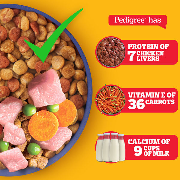 Pedigree Chicken and Milk Puppy Dog Dry Food