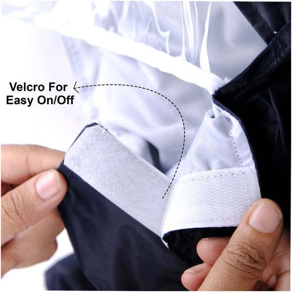 Pets Way Mistiq Coal Paw In The Rain Raincoat for Dogs