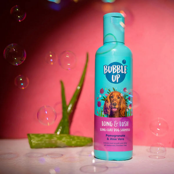 Bubble Up Pomegranate & Aloe Vera 2 In 1 Shampoo with Conditioner for Dogs