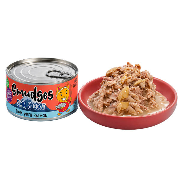 Smudges Tuna Flakes with Salmon in Soft Jelly Adult Cat Wet Food