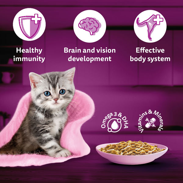 Whiskas Tasty Mix Chicken Tuna with Sweet Potato Kitten Cat Wet Food