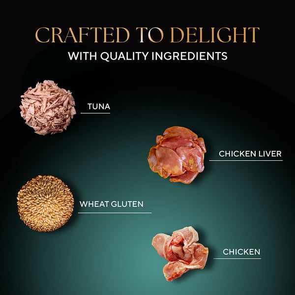 Sheba Chicken With Tuna In Gravy Rich Premium Adult Fine Cat Wet Food