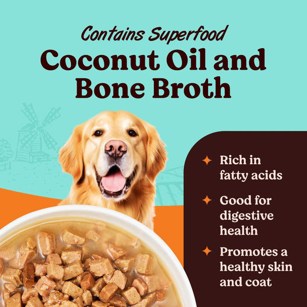 Kennel Kitchen Chicken Chunks in Gravy Adult and Puppy Wet Dog Food